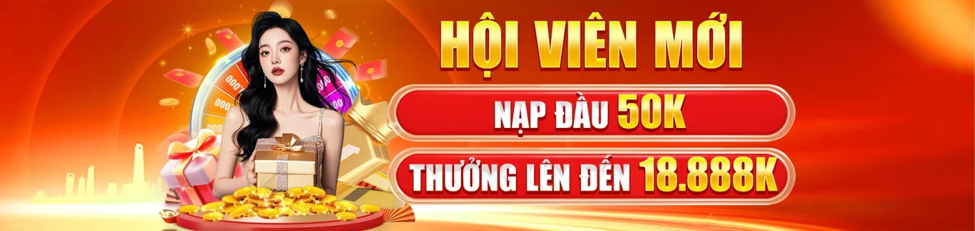 Banner khuyến mãi dành cho hội viên mới