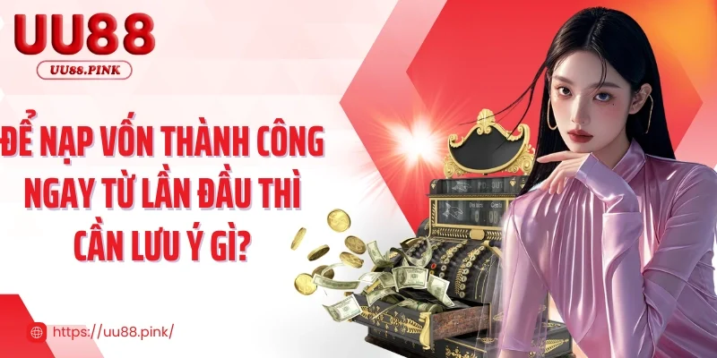 Để nạp vốn thành công ngay từ lần đầu thì cần lưu ý gì